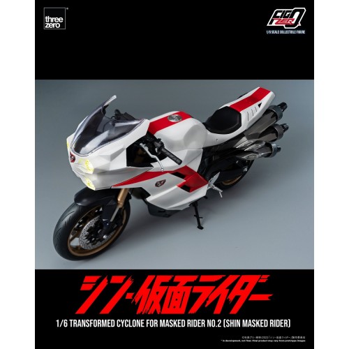 Threezero 3Z0493 SHIN MASKED RIDER FigZero 1 6 Transformed Cyclone For